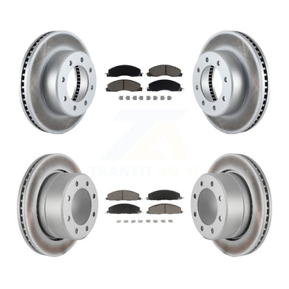 [Avant + Arrière] Kit de disque (revêtu) et plaquette (céramique) de frein pour Ram 2500 3500 1500 Dodge KGC-100637