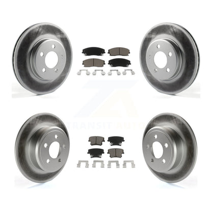 [Avant + Arrière] Kit de disque (revêtu) et plaquette (céramique) de frein pour Dodge Charger Chrysler 300 Challenger Magnum KGC-100640