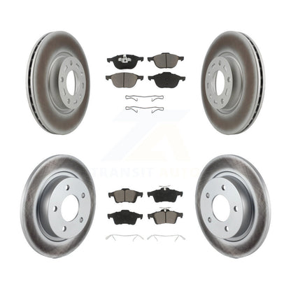 [Avant + Arrière] Kit de disque (revêtu) et plaquette (céramique) de frein pour Mazda 3 Sport KGC-100656