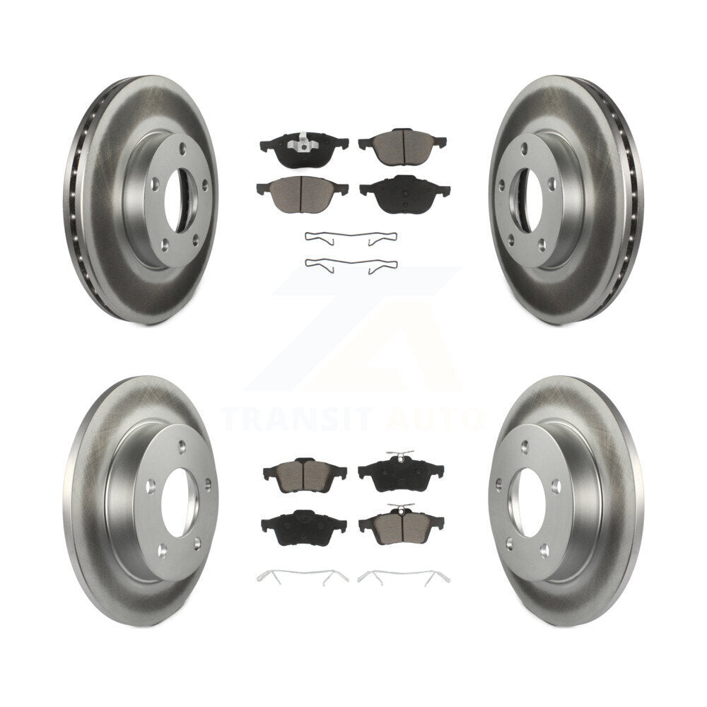 [Avant + Arrière] Kit de disque (revêtu) et plaquette (céramique) de frein pour Mazda 3 Sport KGC-100657