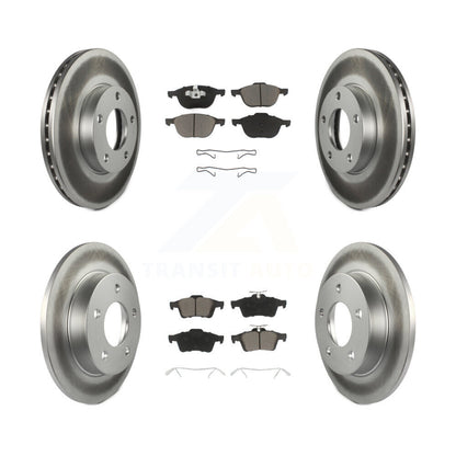 [Avant + Arrière] Kit de disque (revêtu) et plaquette (céramique) de frein pour Mazda 3 Sport KGC-100657