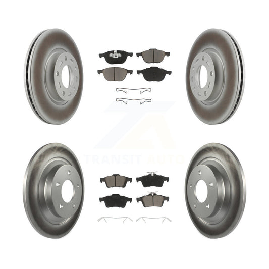[Avant + Arrière] Kit de disque (revêtu) et plaquette (céramique) de frein pour Mazda 5 KGC-100658