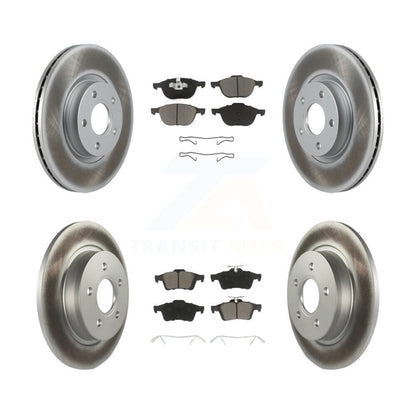[Avant + Arrière] Kit de disque (revêtu) et plaquette (céramique) de frein pour Volvo S40 C70 C30 V50 KGC-100659
