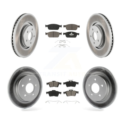 [Avant + Arrière] Kit de disque (revêtu) et plaquette (céramique) de frein pour Ford Focus ST KGC-100660