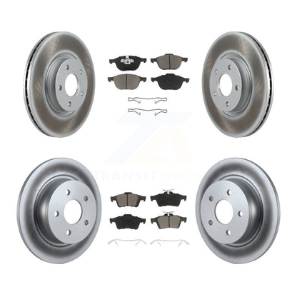 [Avant + Arrière] Kit de disque (revêtu) et plaquette (céramique) de frein pour Ford Escape C-Max KGC-100663