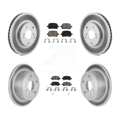 [Avant + Arrière] Kit de disque (revêtu) et plaquette (céramique) de frein pour Toyota Camry Solara KGC-100679