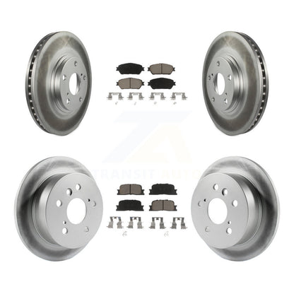 [Avant + Arrière] Kit de disque (revêtu) et plaquette (céramique) de frein pour 2004-2006 Lexus ES330 KGC-100685
