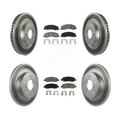 [Avant + Arrière] Kit de disque (revêtu) et plaquette (céramique) de frein pour 2006-2011 Buick Lucerne Cadillac DTS KGC-100689