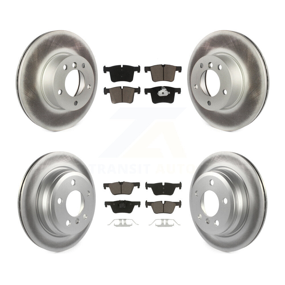 [Avant + Arrière] Kit de disque (revêtu) et plaquette (céramique) de frein pour BMW 328i xDrive 320i 330i 428i 430i Gran Coupe 328d GT KGC-100704