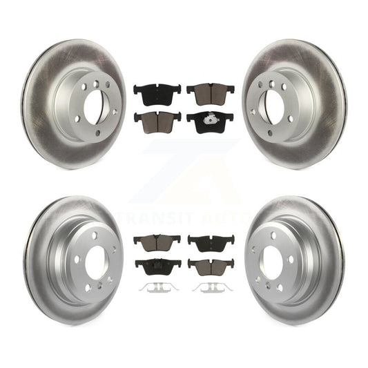 [Avant + Arrière] Kit de disque (revêtu) et plaquette (céramique) de frein pour BMW 328i xDrive 320i 330i 428i 430i Gran Coupe 328d GT KGC-100704