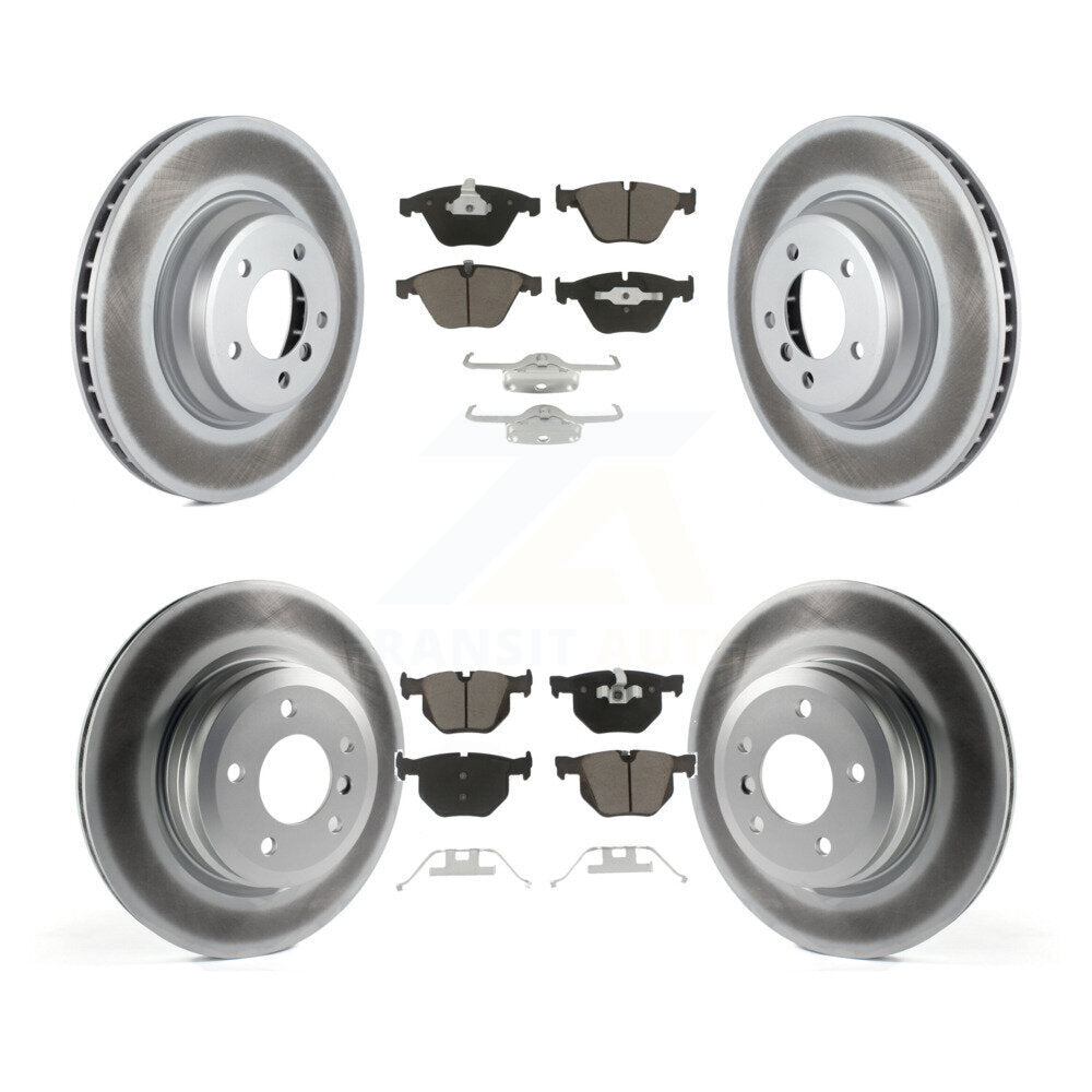 [Avant + Arrière] Kit de disque (revêtu) et plaquette (céramique) de frein pour BMW 335i xDrive X1 335d 335xi 335is KGC-100707