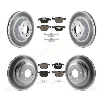 [Avant + Arrière] Kit de disque (revêtu) et plaquette (céramique) de frein pour BMW 335i xDrive X1 335d 335xi 335is KGC-100707