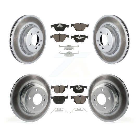 [Avant + Arrière] Kit de disque (revêtu) et plaquette (céramique) de frein pour BMW 335i xDrive X1 335d 335xi 335is KGC-100707