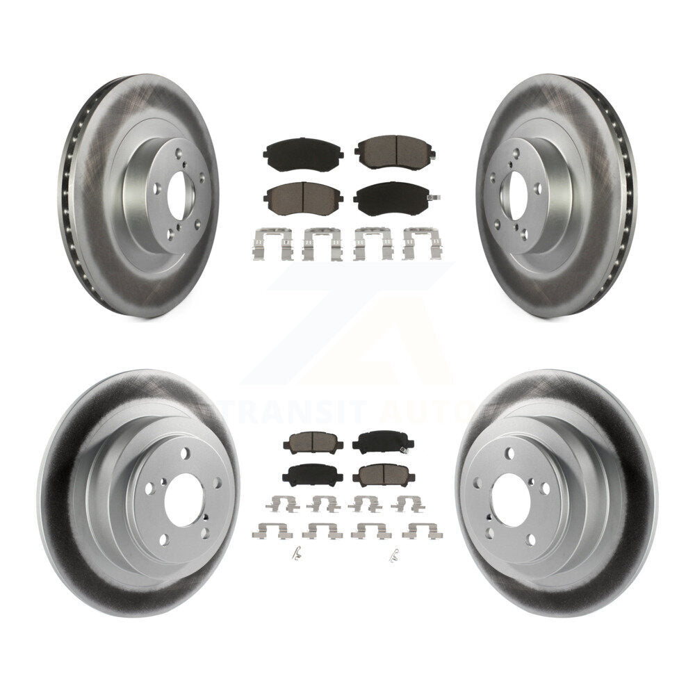 [Avant + Arrière] Kit de disque (revêtu) et plaquette (céramique) de frein pour Subaru Outback Legacy Baja KGC-100714