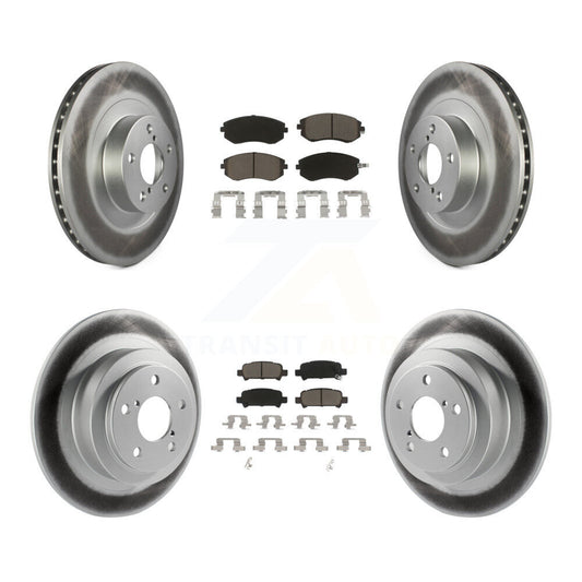 [Avant + Arrière] Kit de disque (revêtu) et plaquette (céramique) de frein pour Subaru Outback Legacy Baja KGC-100714