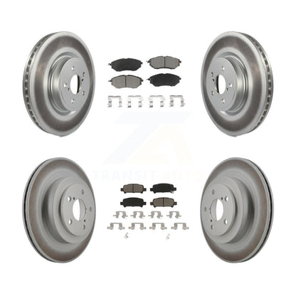 [Avant + Arrière] Kit de disque (revêtu) et plaquette (céramique) de frein pour Subaru Legacy KGC-100715