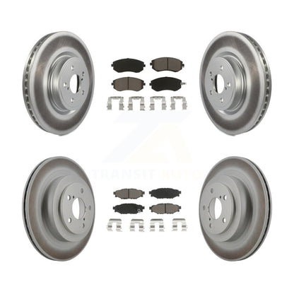[Avant + Arrière] Kit de disque (revêtu) et plaquette (céramique) de frein pour Subaru Legacy KGC-100716
