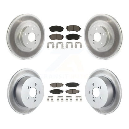 [Avant + Arrière] Kit de disque (revêtu) et plaquette (céramique) de frein pour Subaru Outback Legacy avec 292mm Diameter Rotor KGC-100717