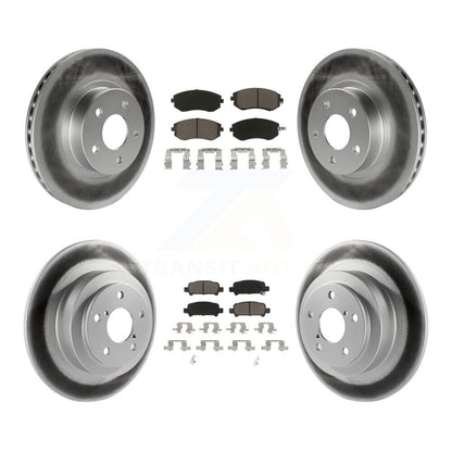 [Avant + Arrière] Kit de disque (revêtu) et plaquette (céramique) de frein pour Subaru Legacy KGC-100718