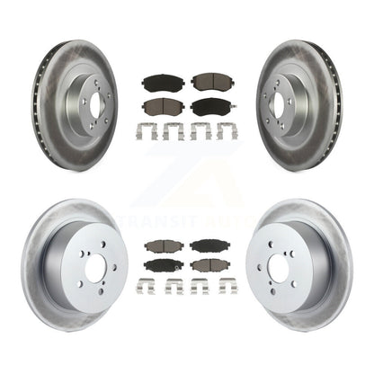 [Avant + Arrière] Kit de disque (revêtu) et plaquette (céramique) de frein pour 2005 Subaru Outback Legacy KGC-100719