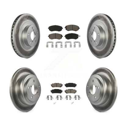[Avant + Arrière] Kit de disque (revêtu) et plaquette (céramique) de frein pour Subaru Forester Impreza Saab 9-2X KGC-100750