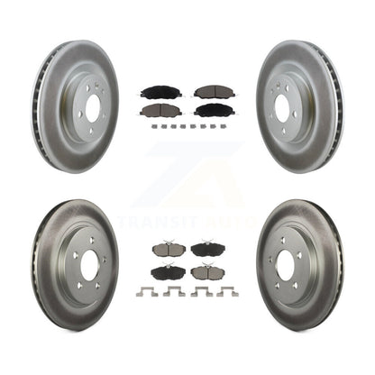 [Avant + Arrière] Kit de disque (revêtu) et plaquette (céramique) de frein pour Ford Mustang KGC-100751