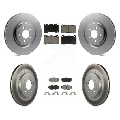 [Avant + Arrière] Kit de disque (revêtu) et plaquette (céramique) de frein pour Ford Mustang KGC-100753
