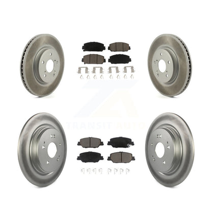 [Avant + Arrière] Kit de disque (revêtu) et plaquette (céramique) de frein pour Honda CR-V KGC-100760