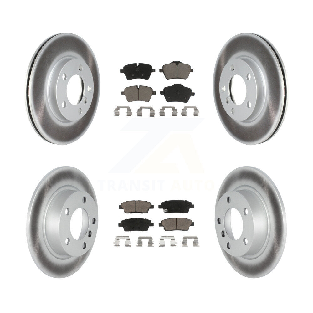 [Avant + Arrière] Kit de disque (revêtu) et plaquette (céramique) de frein pour Mini Cooper Countryman Paceman Base KGC-100765