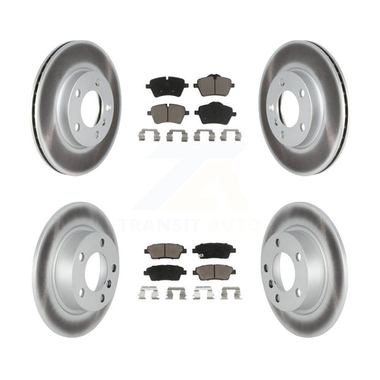 [Avant + Arrière] Kit de disque (revêtu) et plaquette (céramique) de frein pour Mini Cooper Countryman Paceman Base KGC-100765
