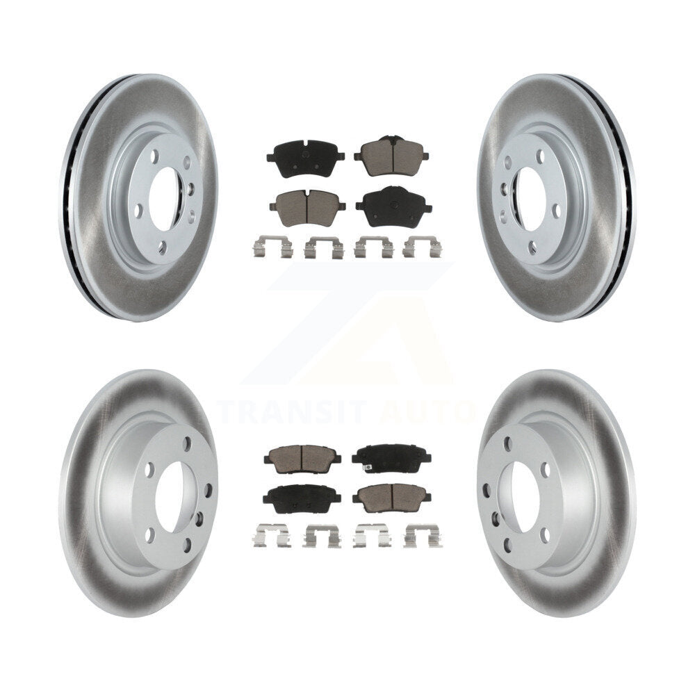 [Avant + Arrière] Kit de disque (revêtu) et plaquette (céramique) de frein pour Mini Cooper Countryman Paceman KGC-100766