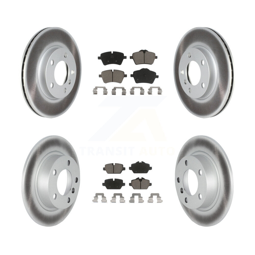[Avant + Arrière] Kit de disque (revêtu) et plaquette (céramique) de frein pour Mini Cooper Countryman Paceman KGC-100767