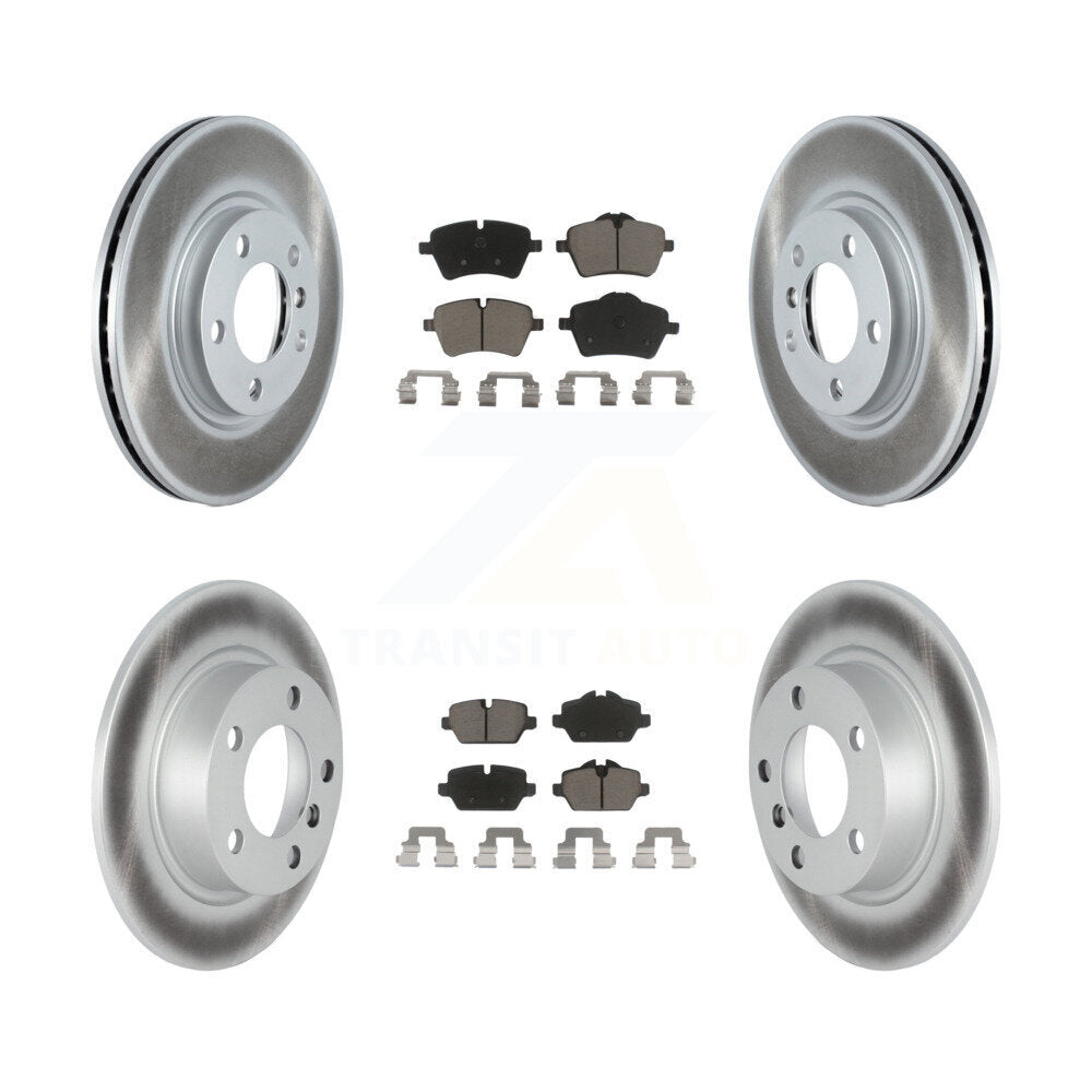 [Avant + Arrière] Kit de disque (revêtu) et plaquette (céramique) de frein pour Mini Cooper Countryman Paceman KGC-100768