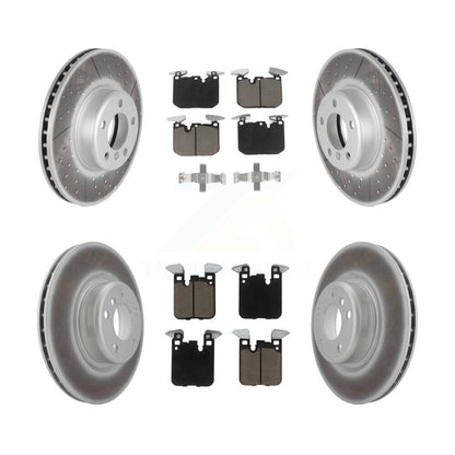 [Avant + Arrière] Kit de disque (revêtu) et plaquette (céramique) de frein pour BMW 428i 228i xDrive Gran Coupe M240i KGC-100803