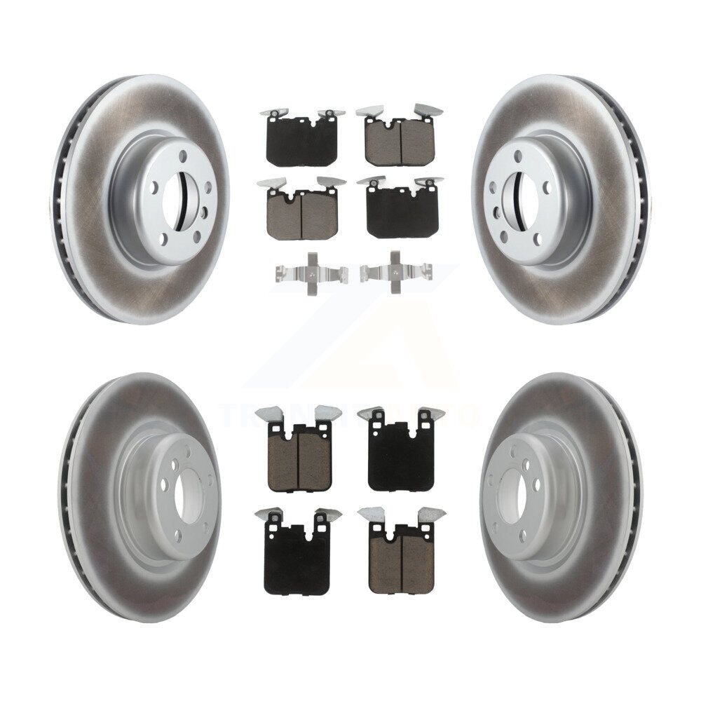 [Avant + Arrière] Kit de disque (revêtu) et plaquette (céramique) de frein pour BMW 428i 228i xDrive Gran Coupe M240i KGC-100805