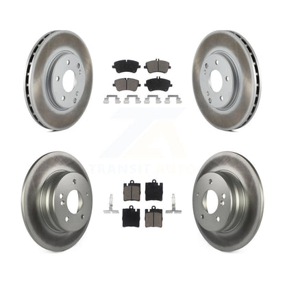 [Avant + Arrière] Kit de disque (revêtu) et plaquette (céramique) de frein pour Mercedes-Benz C240 CLK350 C320 C280 CLK320 C350 KGC-100809