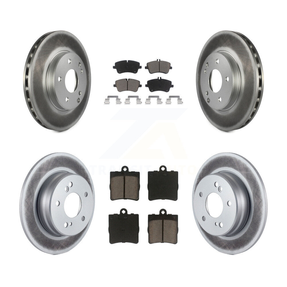 [Avant + Arrière] Kit de disque (revêtu) et plaquette (céramique) de frein pour Mercedes-Benz C230 C240 KGC-100811