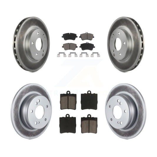 [Avant + Arrière] Kit de disque (revêtu) et plaquette (céramique) de frein pour Mercedes-Benz C230 C240 KGC-100811