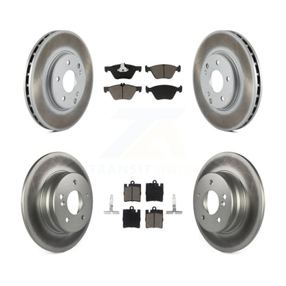 [Avant + Arrière] Kit de disque (revêtu) et plaquette (céramique) de frein pour Mercedes-Benz E320 CLK320 E430 CLK430 KGC-100812