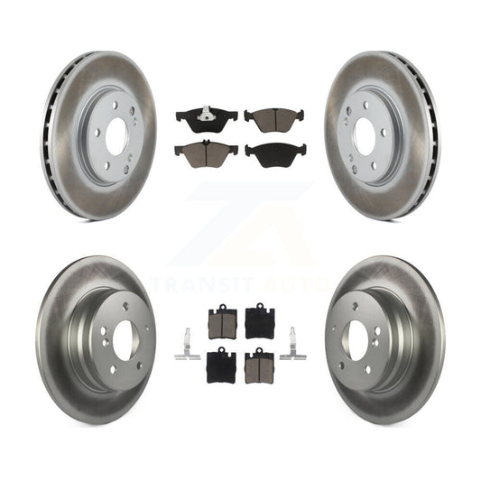 [Avant + Arrière] Kit de disque (revêtu) et plaquette (céramique) de frein pour Mercedes-Benz E320 CLK320 E430 CLK430 KGC-100812