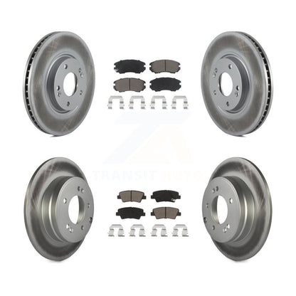 [Avant + Arrière] Kit de disque (revêtu) et plaquette (céramique) de frein pour Hyundai Azera KGC-100828