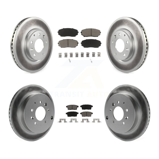 [Avant + Arrière] Kit de disque (revêtu) et plaquette (céramique) de frein pour Ford Edge Mazda CX-7 Lincoln MKX KGC-100839