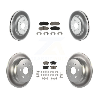 [Avant + Arrière] Kit de disque (revêtu) et plaquette (céramique) de frein pour Acura RDX KGC-100850