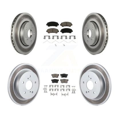 [Avant + Arrière] Kit de disque (revêtu) et plaquette (céramique) de frein pour 2010-2013 Suzuki Kizashi KGC-100853