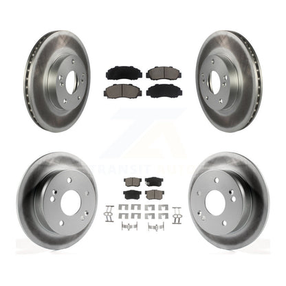 [Avant + Arrière] Kit de disque (revêtu) et plaquette (céramique) de frein pour 1998-2002 Honda Accord 3.0L KGC-100864