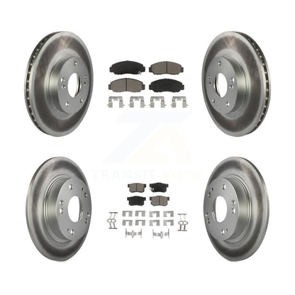 [Avant + Arrière] Kit de disque (revêtu) et plaquette (céramique) de frein pour Acura CSX KGC-100870