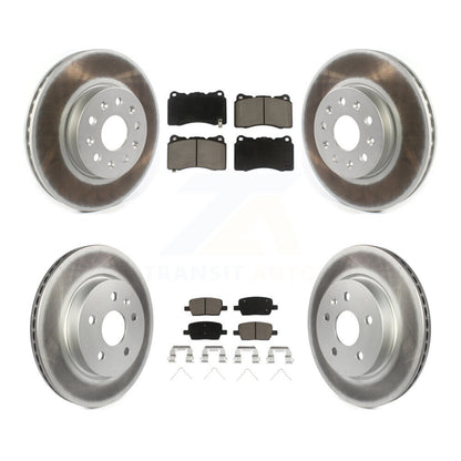 [Avant + Arrière] Kit de disque (revêtu) et plaquette (céramique) de frein pour Chevrolet Camaro KGC-100884