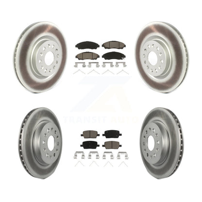 [Avant + Arrière] Kit de disque (revêtu) et plaquette (céramique) de frein pour Cadillac XT5 Buick Enclave XT6 KGC-100885