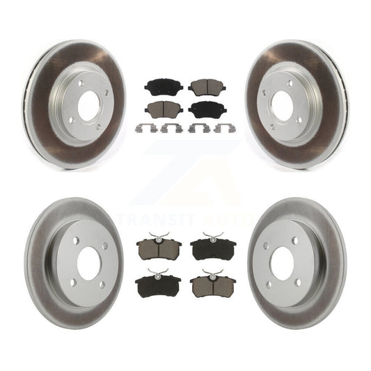 [Avant + Arrière] Kit de disque (revêtu) et plaquette (céramique) de frein pour 2014-2019 Ford Fiesta ST KGC-100888