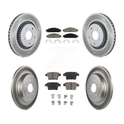 [Avant + Arrière] Kit de disque (revêtu) et plaquette (céramique) de frein pour Ford Five Hundred Freestyle Taurus Mercury Montego X Sable KGC-100900